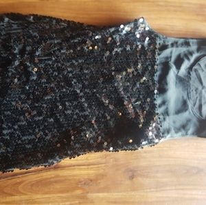 Black sequins dress Forever 21 sizeL